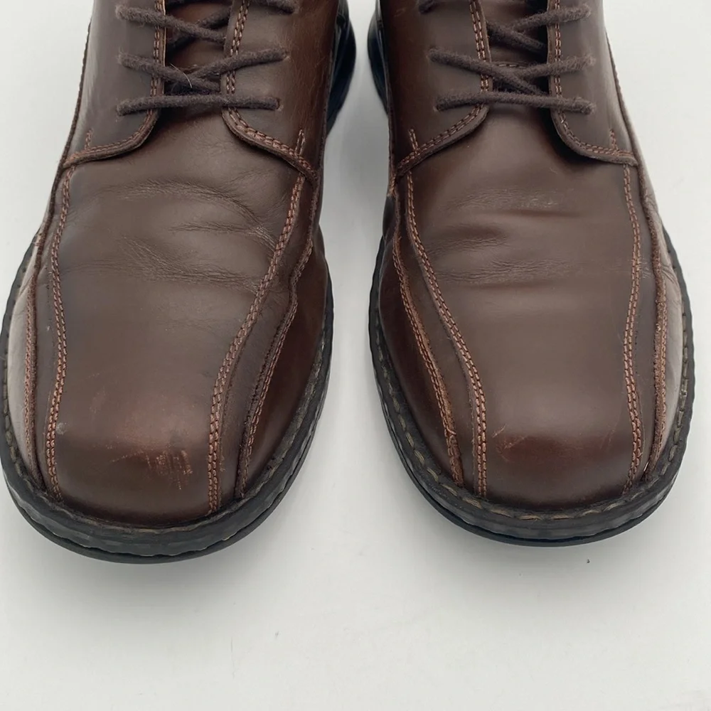 Dockers Men's Brown Leather pro style Shoes Oxford men 10M office casual comfort